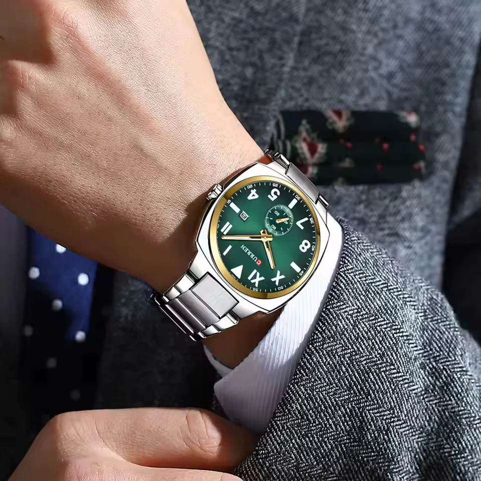 Reloj de Hombre Curren 8472+ Esfero Curren+ Bolsa de Regalo - Image 8