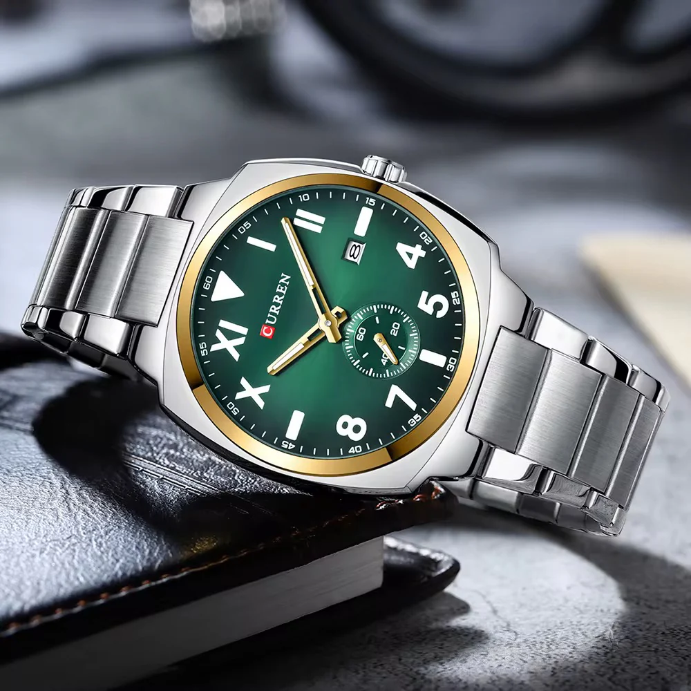 Reloj de Hombre Curren 8472+ Esfero Curren+ Bolsa de Regalo - Image 9