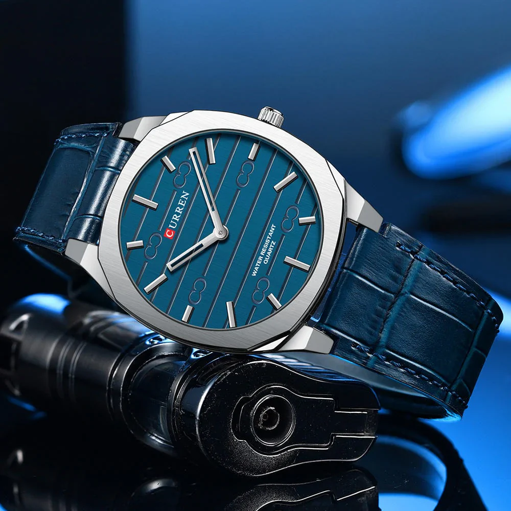 Reloj de Hombre Curren 8480+ Esfero Curren+ Bolsa de Regalo - Image 3