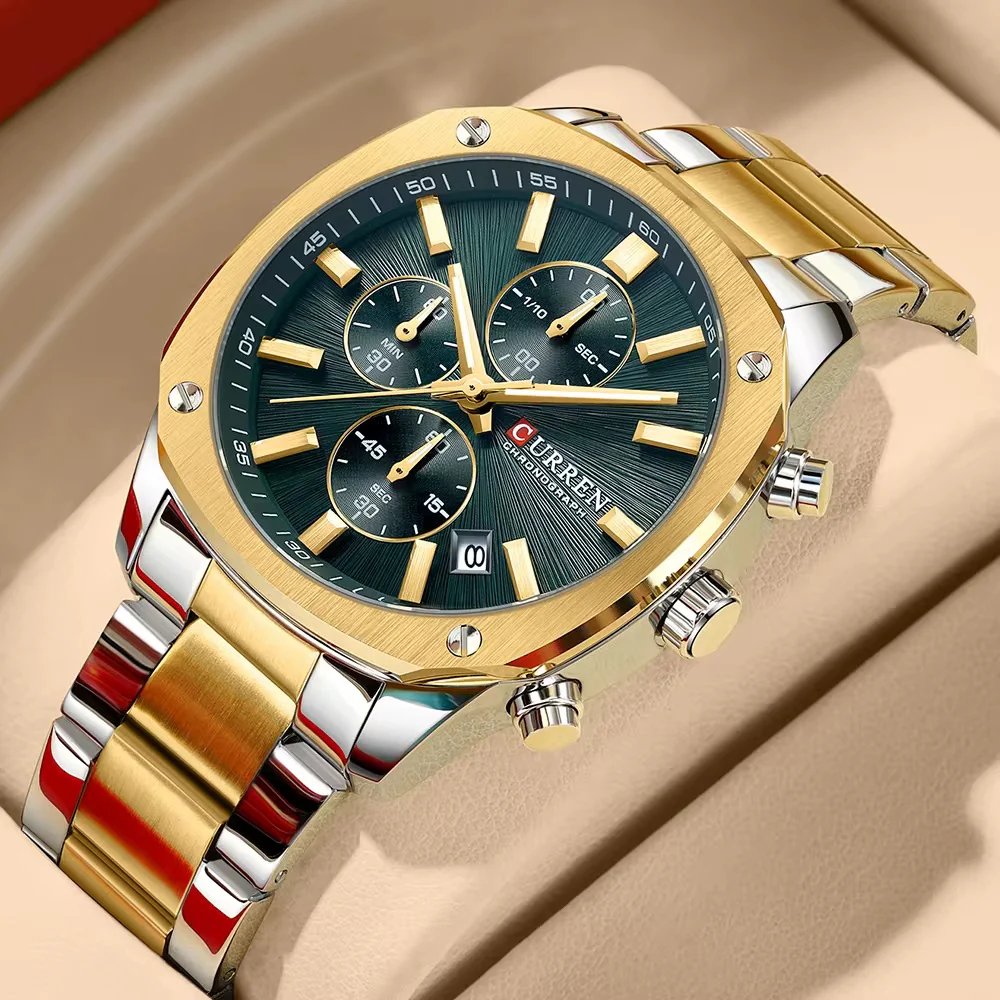 Reloj de Hombre Curren 8490+ Esfero Curren+ Bolsa de Regalo - Image 3