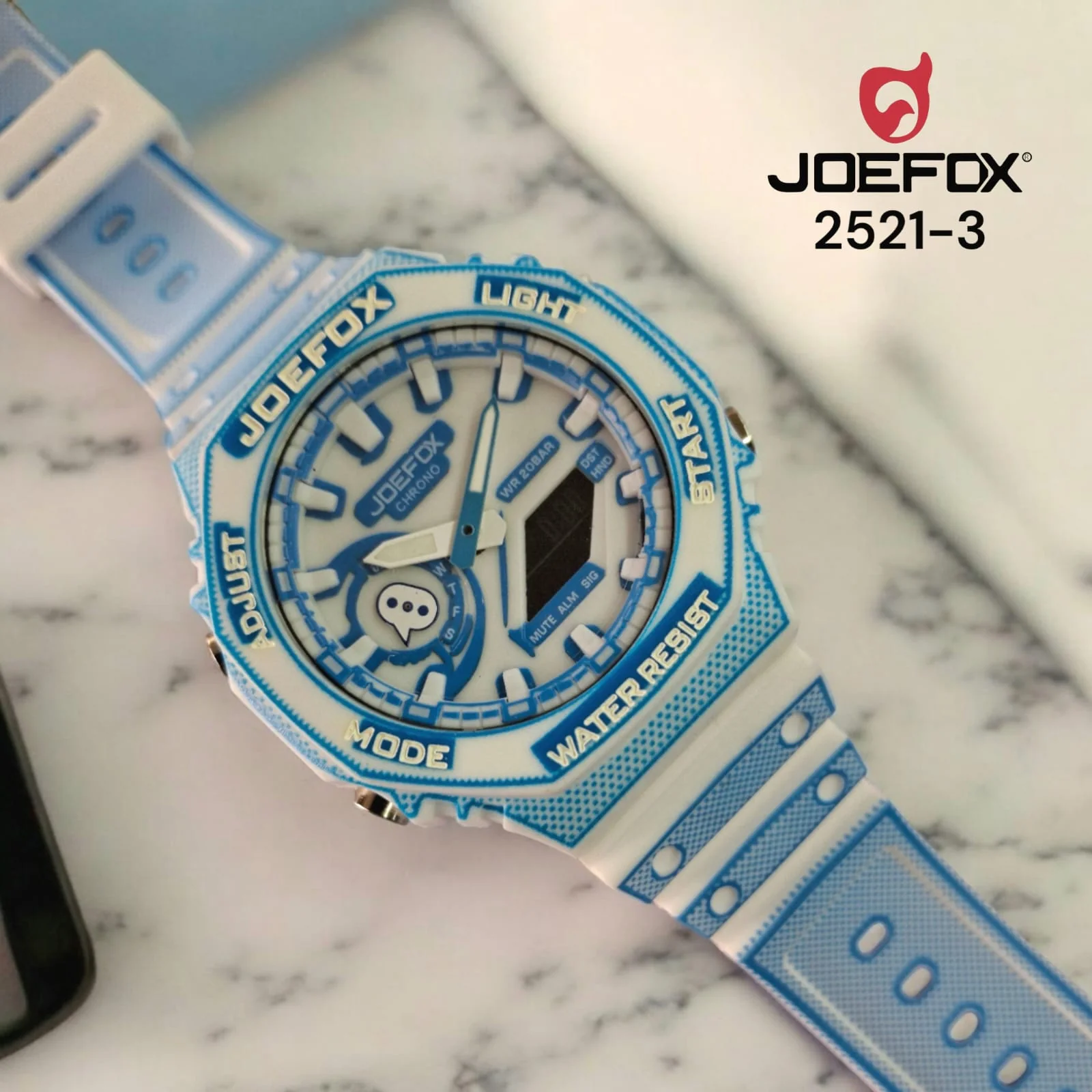 Reloj de pulsera digital y analógico Joefox 2521-1 para hombre - Image 4