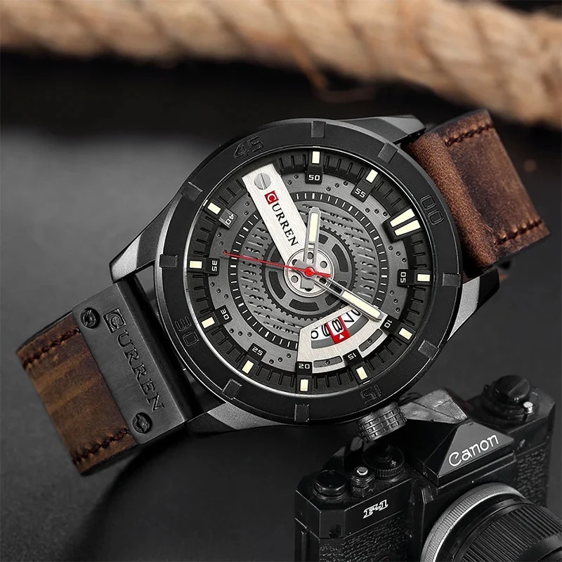 Reloj de Hombre Curren 8301+ Esfero Curren+ Bolsa de Regalo - Image 7