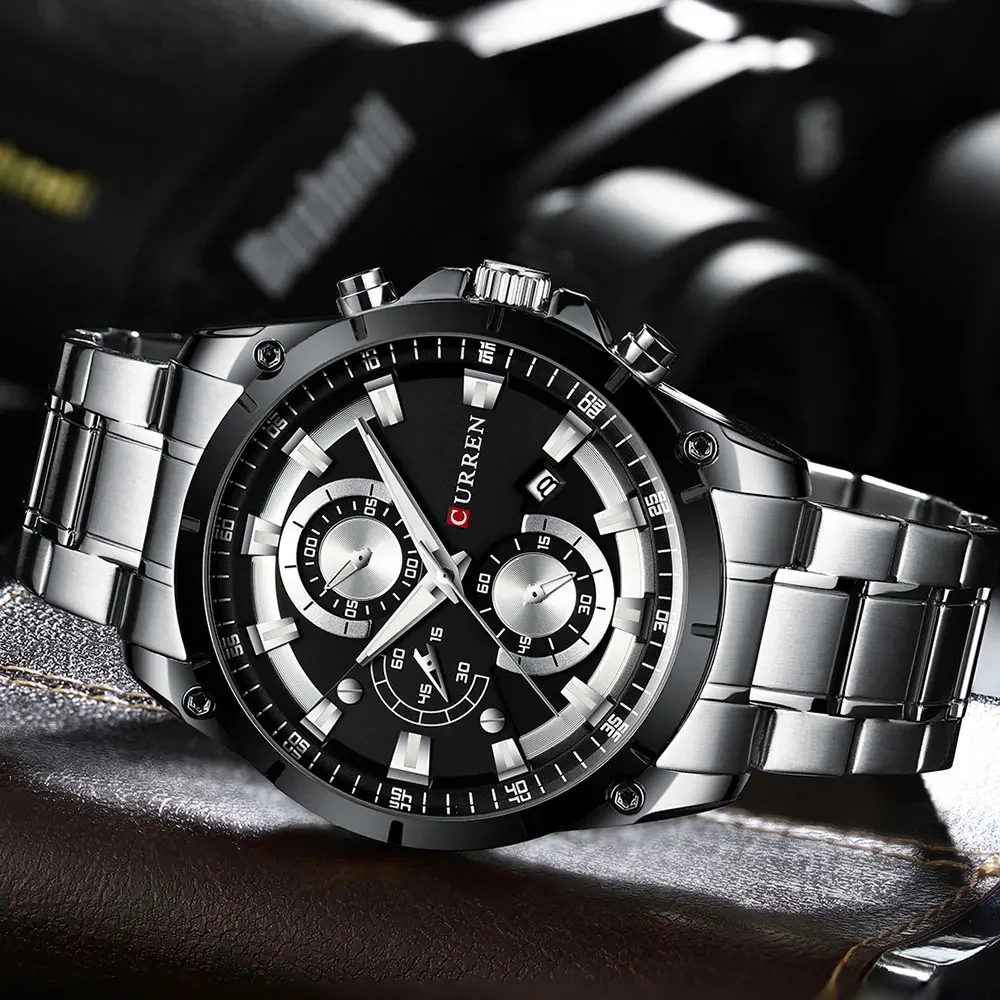 Reloj de Hombre Curren 8360+ Esfero Curren+ Bolsa de Regalo - Image 5