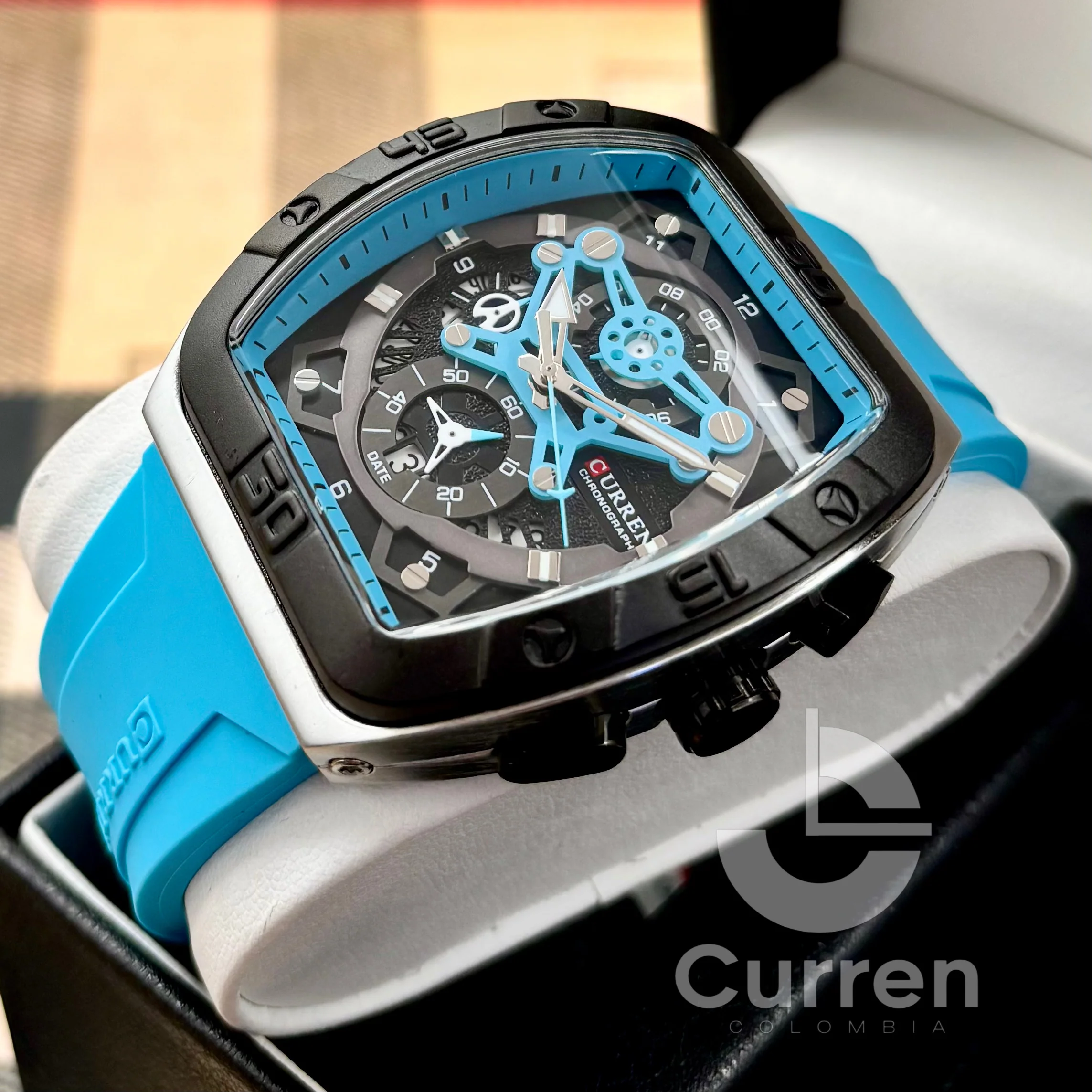 Reloj de Hombre Curren 8443 + Esfero Curren+ Bolsa de Regalo - Image 3