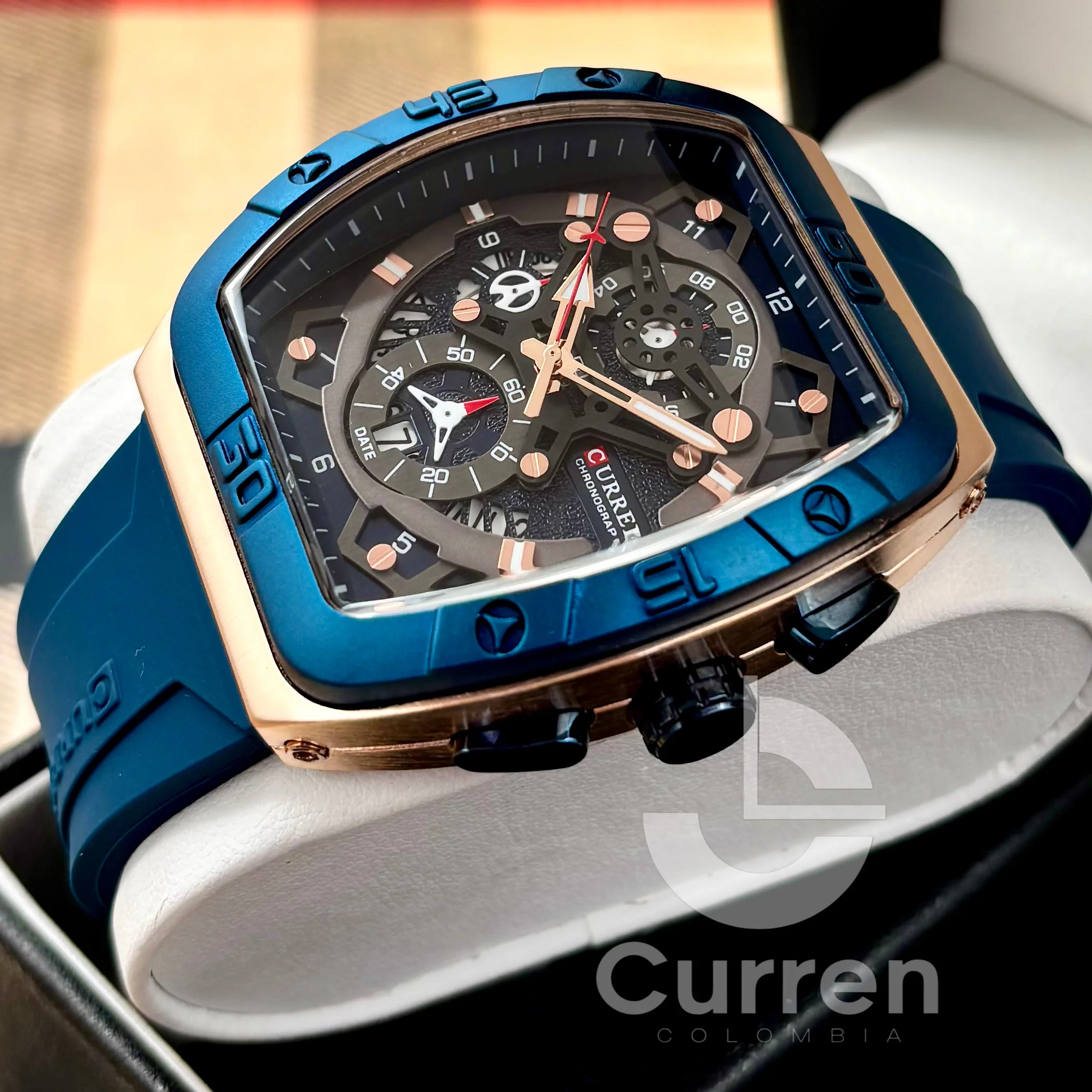 Reloj de Hombre Curren 8443 + Esfero Curren+ Bolsa de Regalo - Image 4