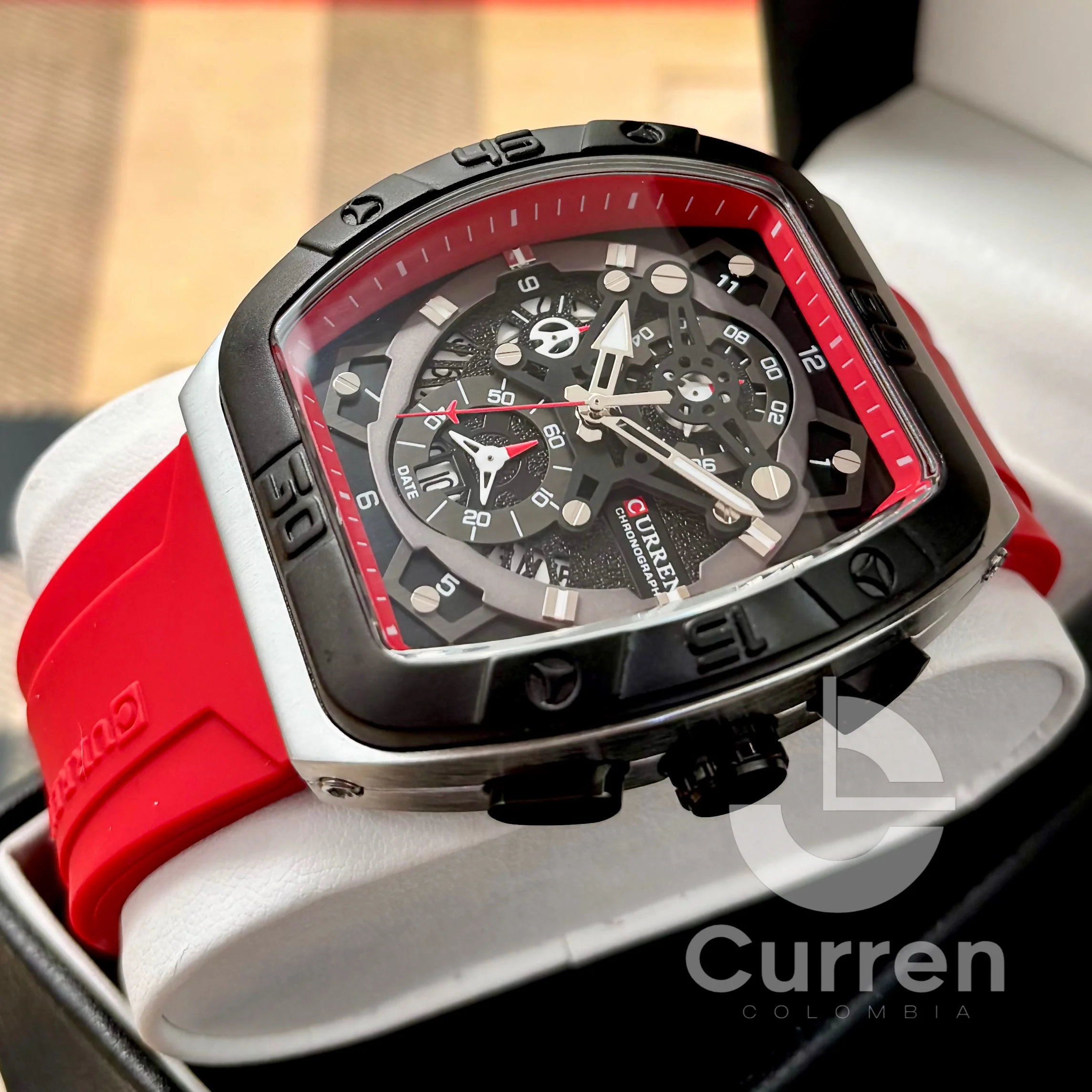 Reloj de Hombre Curren 8443 + Esfero Curren+ Bolsa de Regalo - Image 5