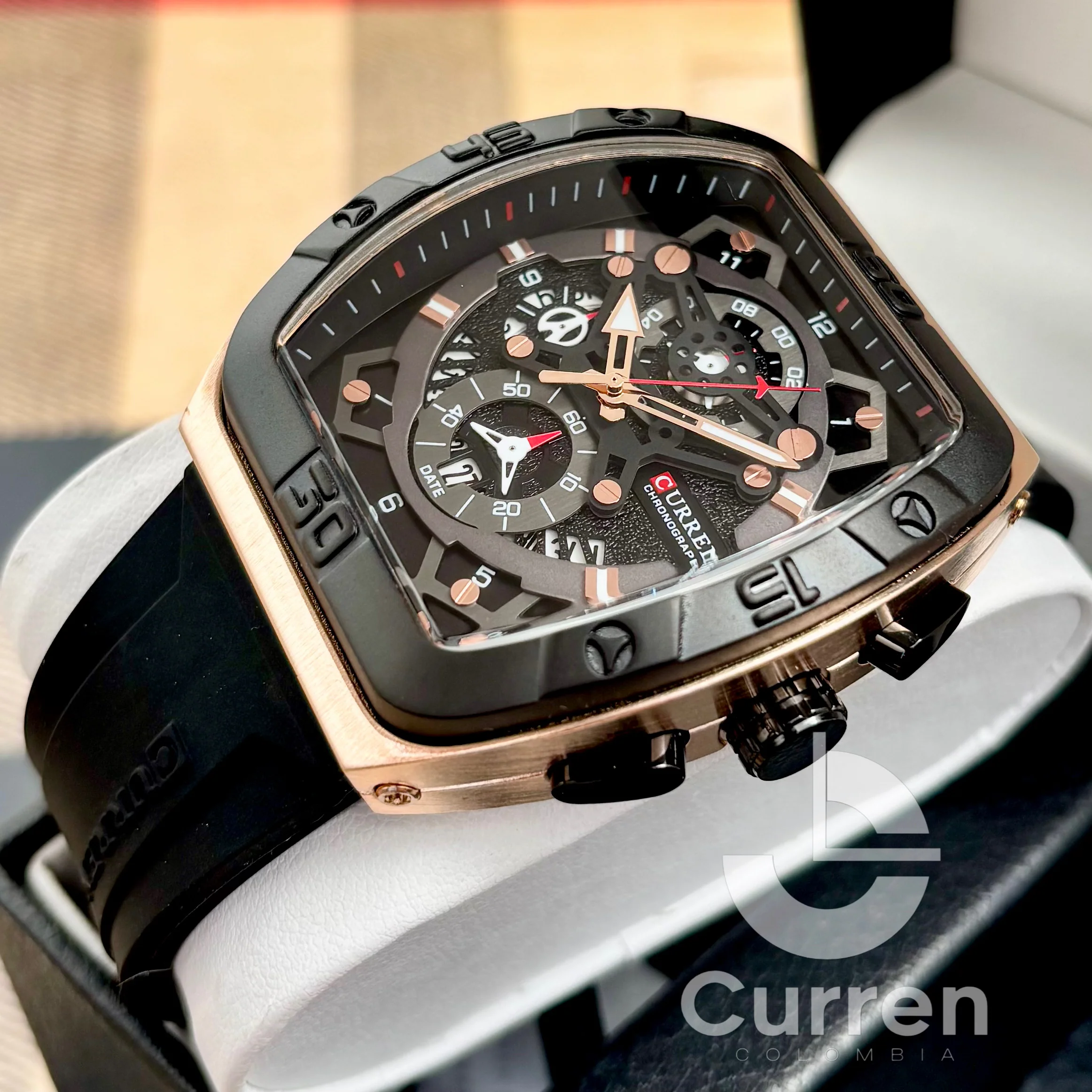 Reloj de Hombre Curren 8443 + Esfero Curren+ Bolsa de Regalo - Image 6