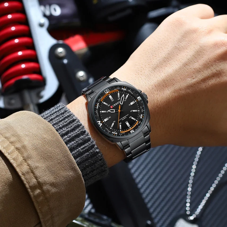 Reloj de Hombre Curren 8455+ Esfero Curren+ Bolsa de Regalo - Image 2