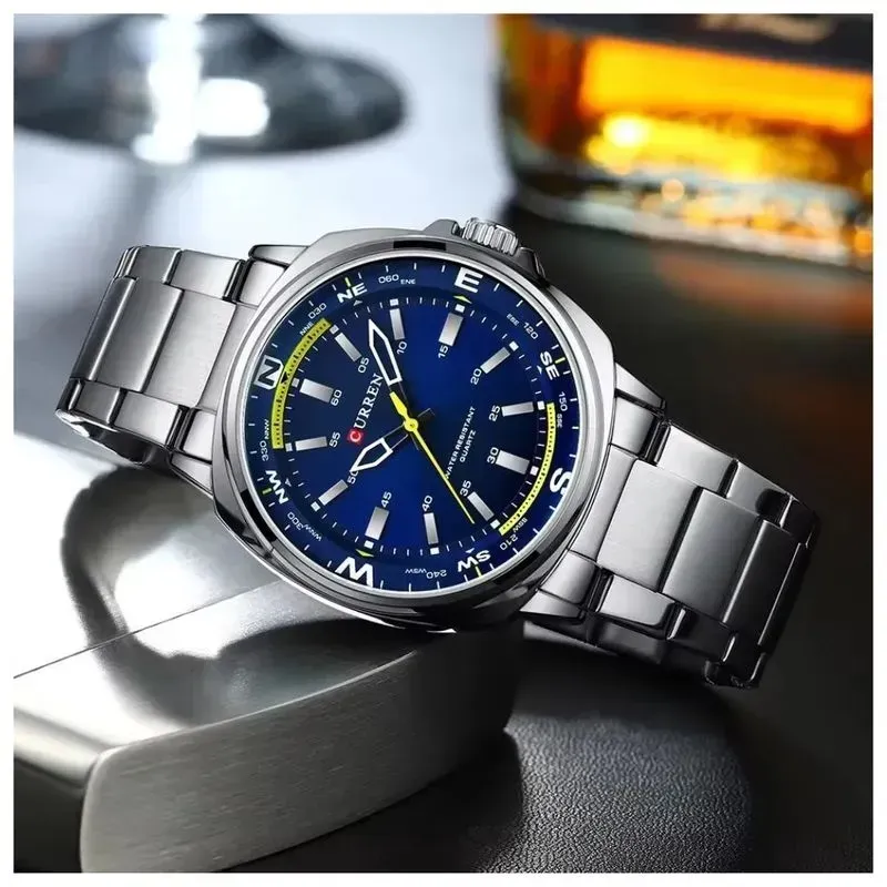 Reloj de Hombre Curren 8455+ Esfero Curren+ Bolsa de Regalo - Image 4