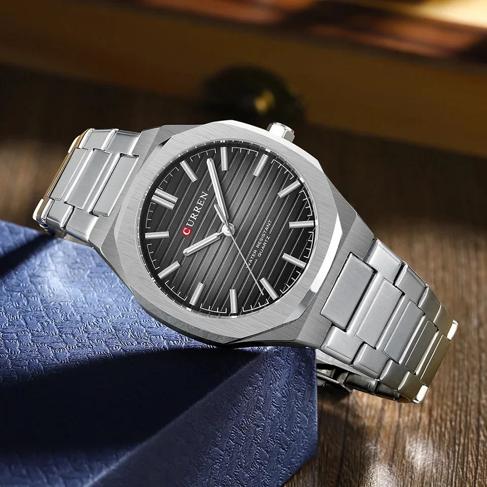 Reloj de Hombre Curren 8456+ Esfero Curren+ Bolsa de Regalo - Image 3