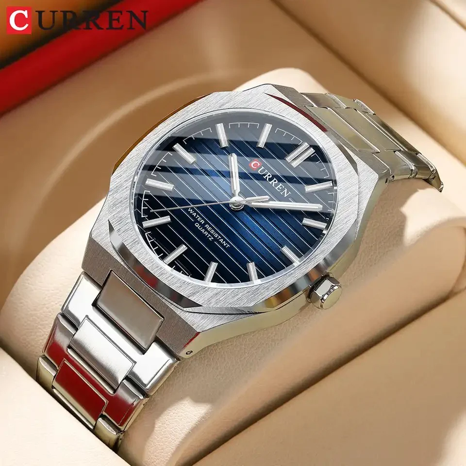 Reloj de Hombre Curren 8456+ Esfero Curren+ Bolsa de Regalo - Image 4