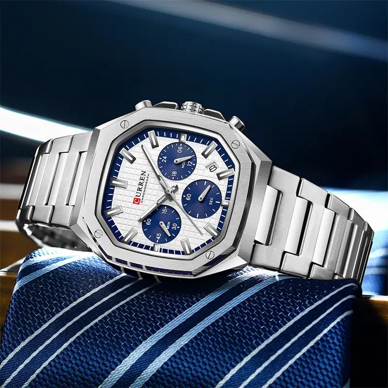 Reloj de Hombre Curren 8459 + Esfero Curren+ Bolsa de Regalo - Image 2
