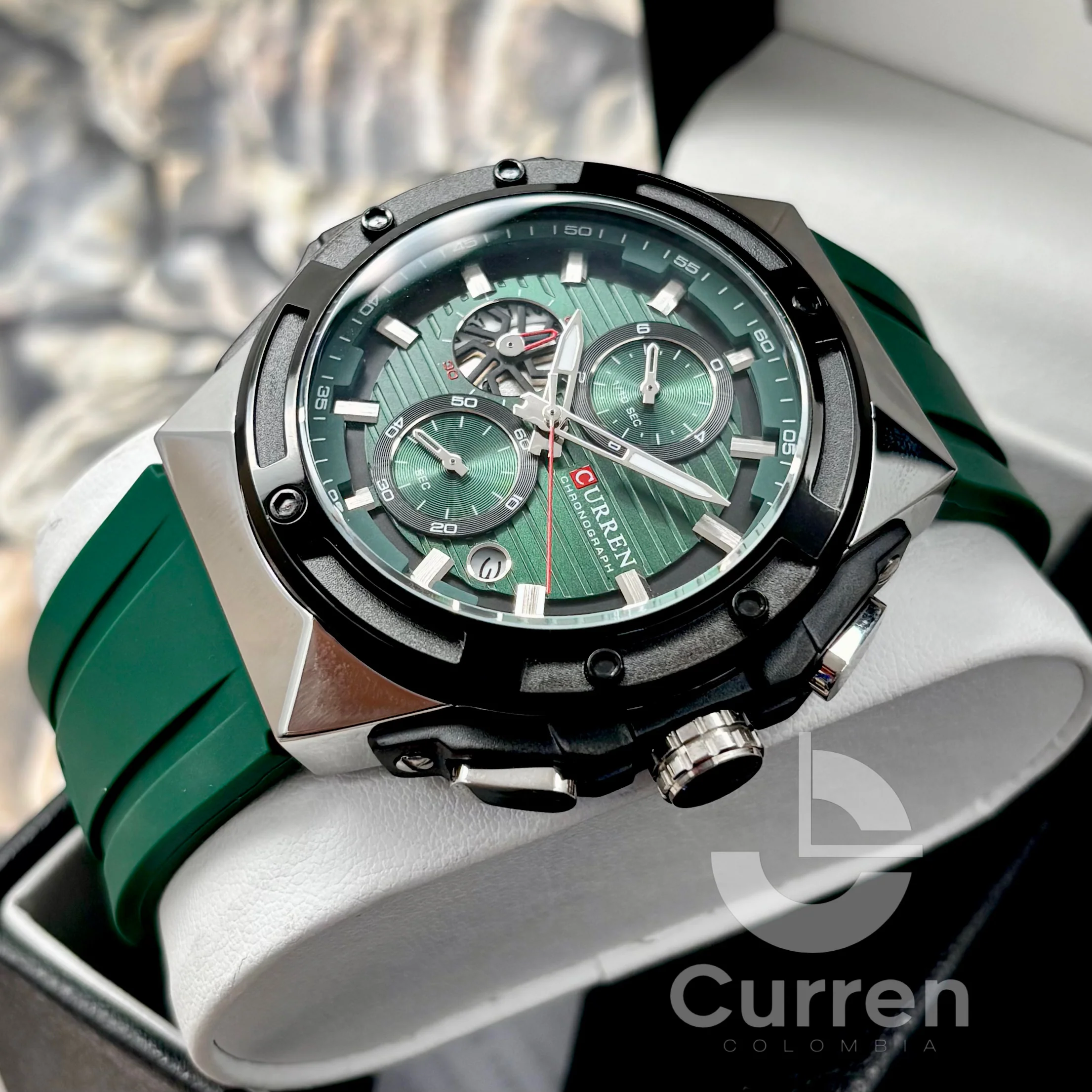 Reloj de Hombre Curren 8462+ Esfero Curren+ Bolsa de Regalo - Image 2