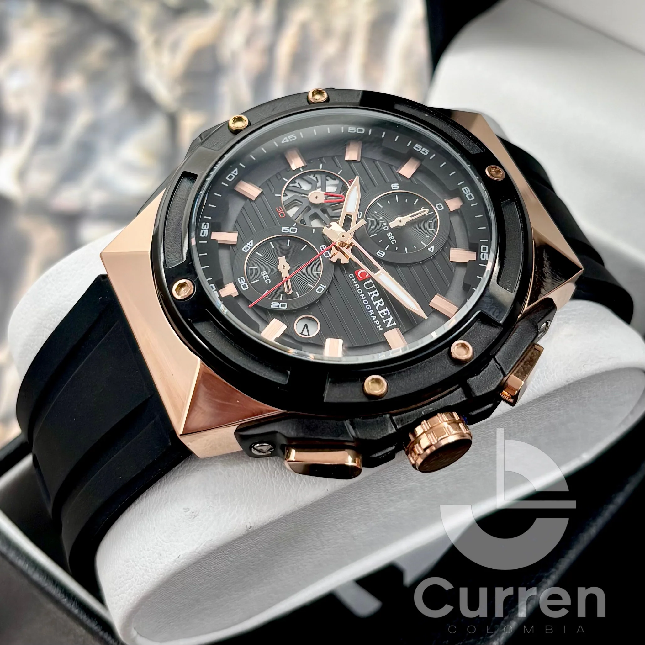 Reloj de Hombre Curren 8462+ Esfero Curren+ Bolsa de Regalo - Image 4