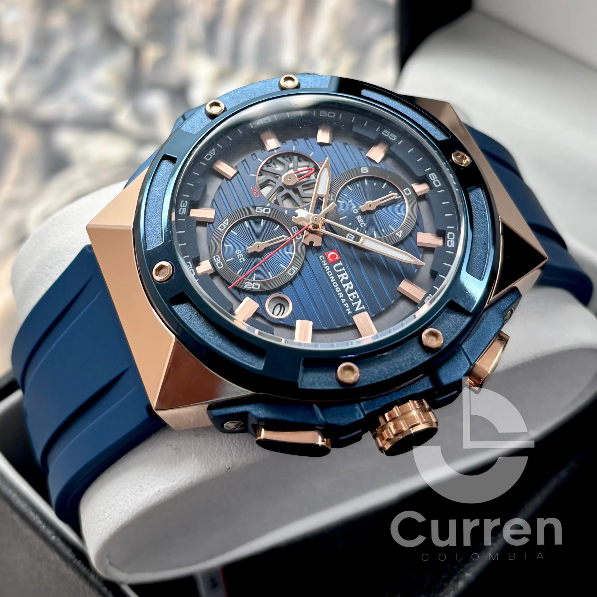 Reloj de Hombre Curren 8462+ Esfero Curren+ Bolsa de Regalo - Image 5