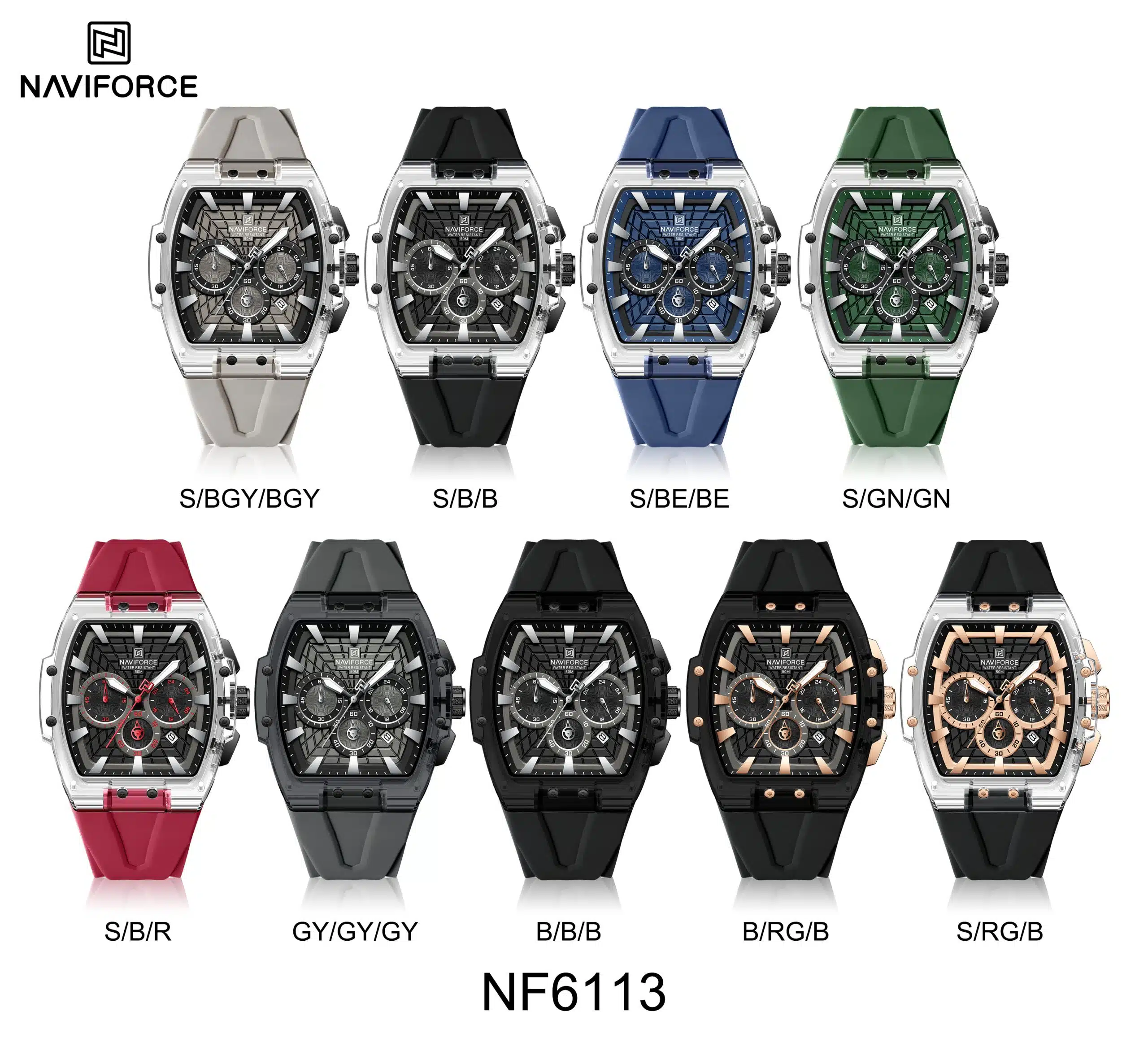 Reloj Naviforce de Caballero en goma 6113 - Image 10