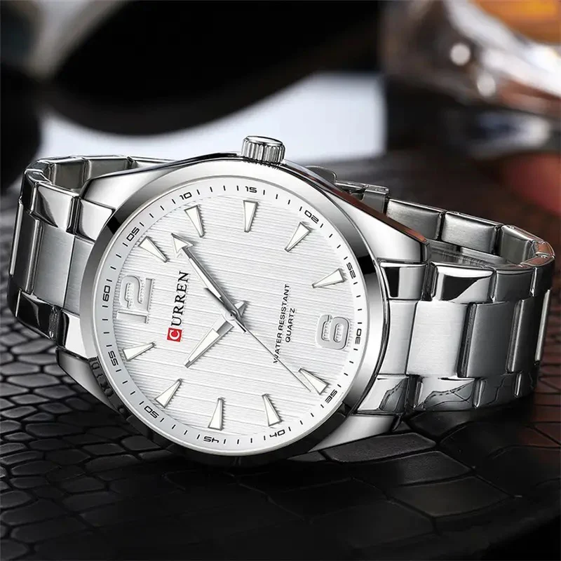 Reloj Para Hombre Curren 8434 + Esfero Curren+ Bolsa de Regalo - Image 4