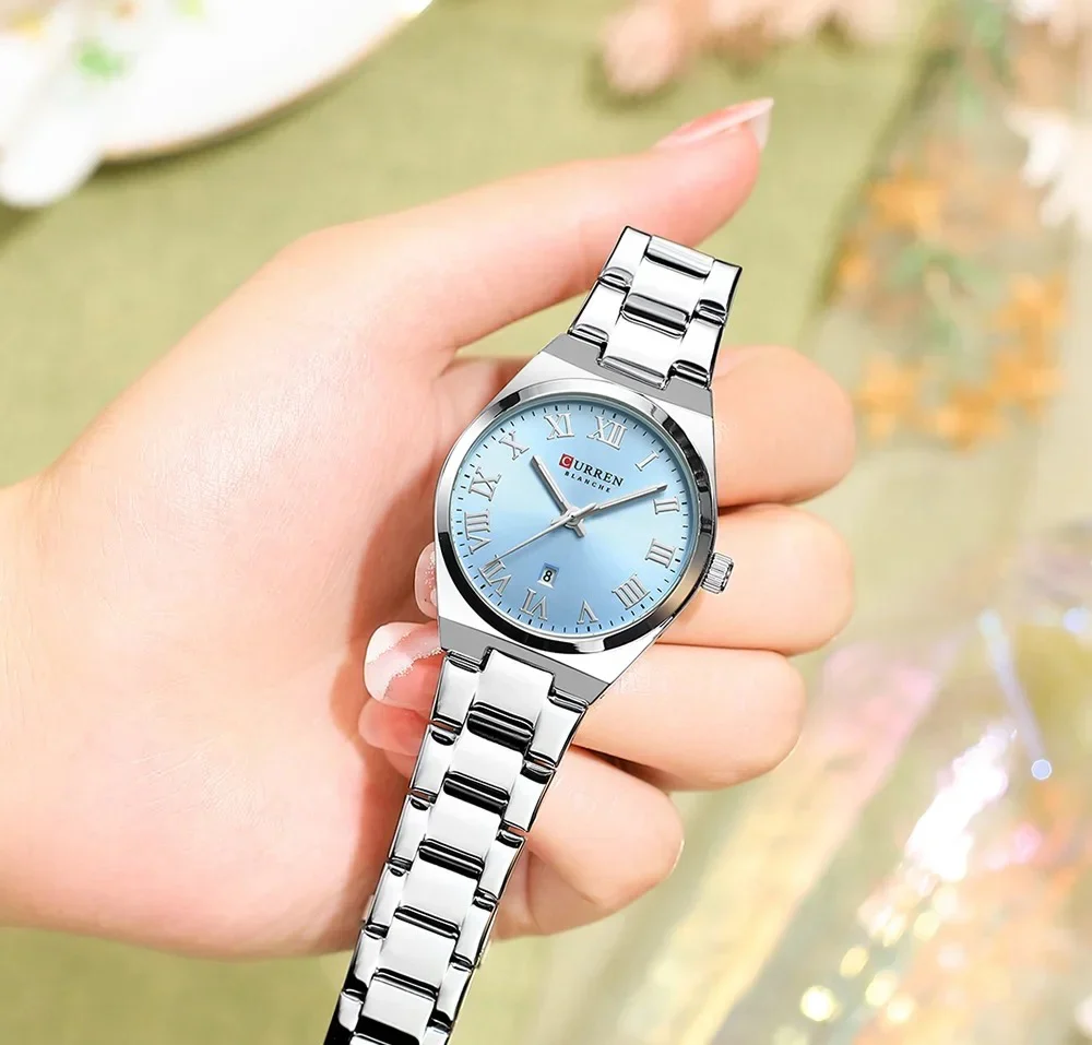 Reloj de Dama Curren 9095+ Esfero Curren+ Bolsa de Regalo - Image 2