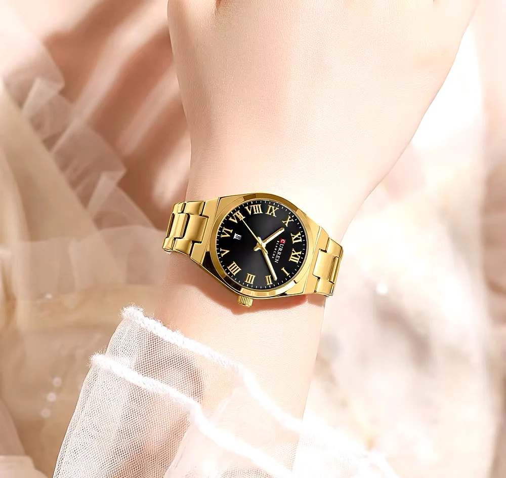 Reloj de Dama Curren 9095+ Esfero Curren+ Bolsa de Regalo - Image 3