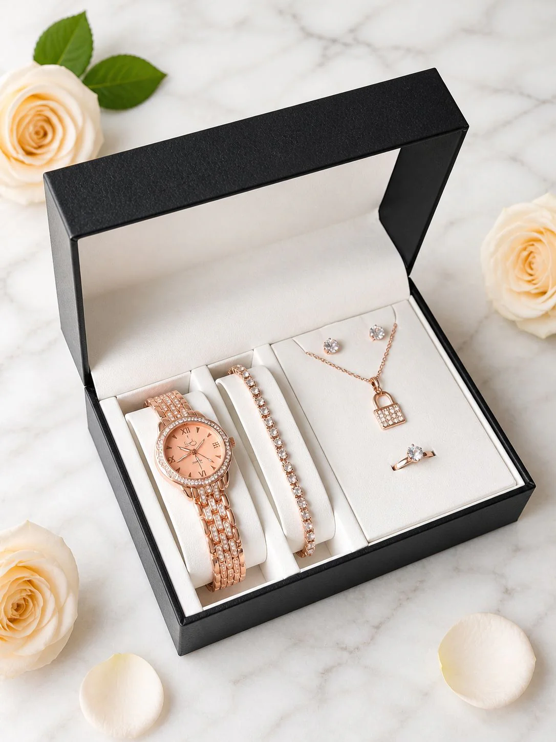 SET RELOJ + ACCESORIOS PARA DAMA EMMGUEL - Image 3